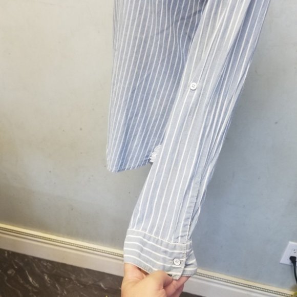 C&C California striped embroidery detailing size Small Petite (243) - Picture 3 of 8